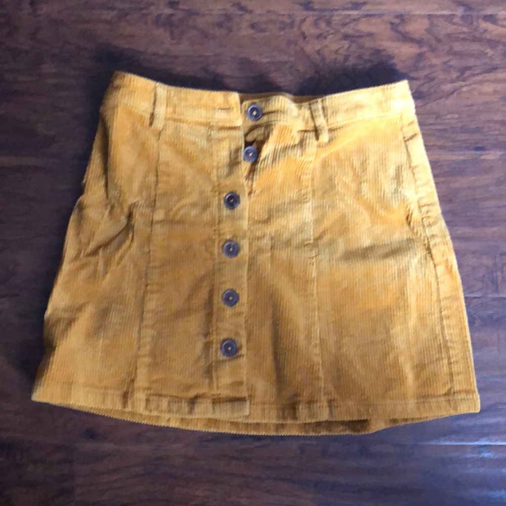 Dark mustard skirt